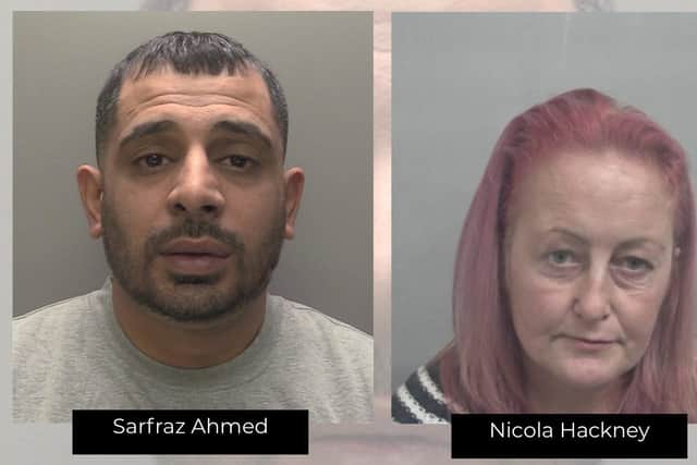 Sarfraz Ahmed and Nicola Hackney