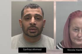 Sarfraz Ahmed and Nicola Hackney