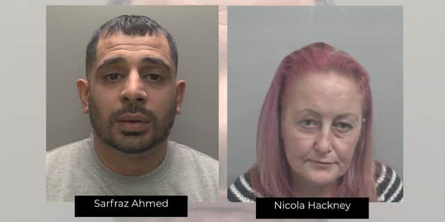 Sarfraz Ahmed and Nicola Hackney