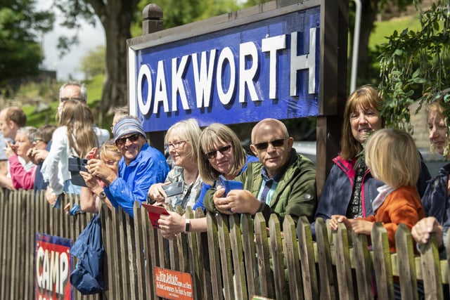 Oakworth Station on the Keighley and Worth Valley Railway where the flags and public will be out to see the traditional parade of Yorkshire’s lord mayors, VIPs
and The Yorkshire Society members.