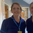 From left: Caroline Allison and Debbie Bayes.