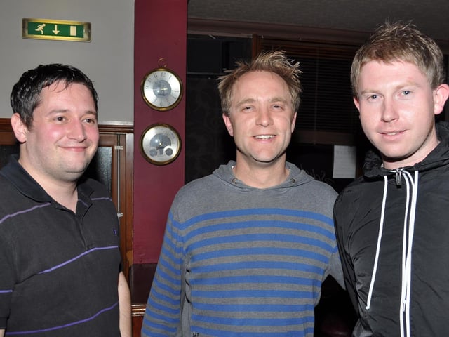 Dave, Phil and Matty in Scholars