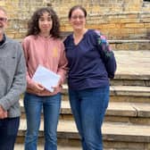 Fyling Hall School student Polina received an A* and 2 A’s - she is going to UCL to study Bio Sciences.