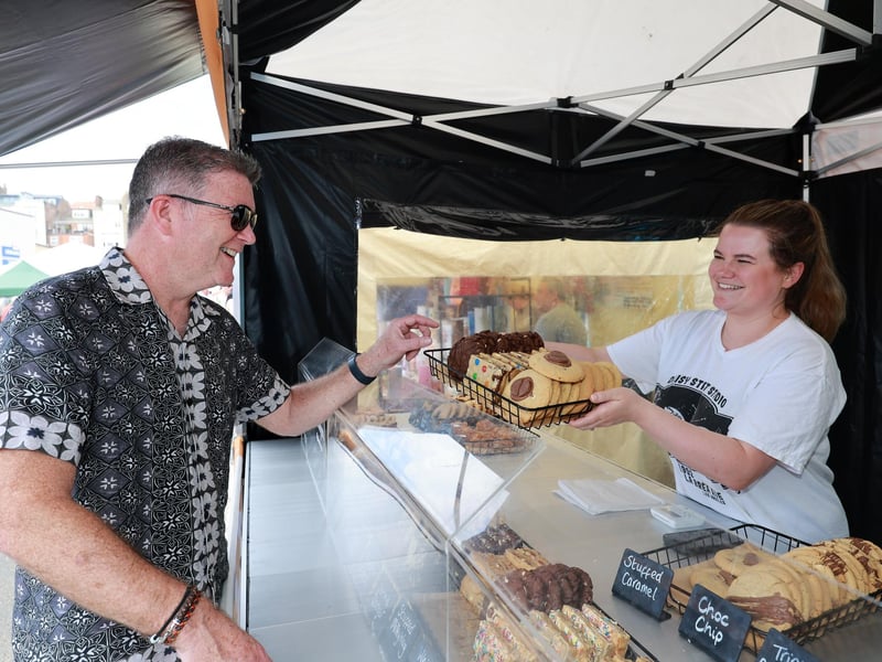 Lots of tasty treats at the Seafest.