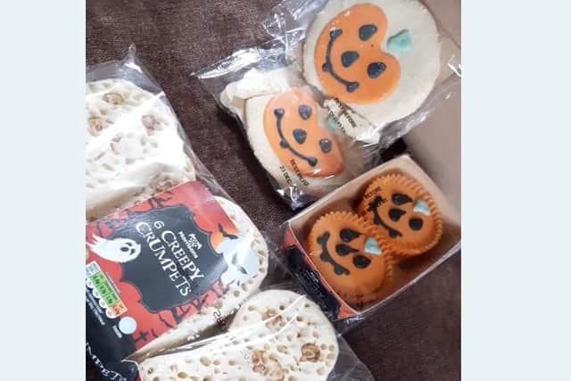 Some of the ghoulish goodies on offer.