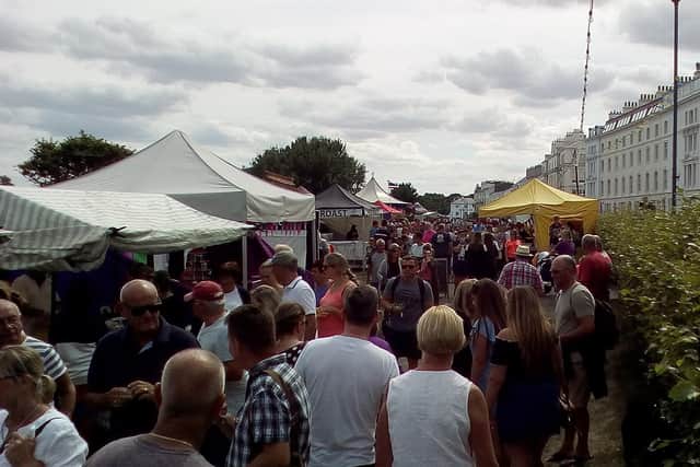 Crescent Gardens in Filey - along with the Evron Centre - will host a food and drink festival.