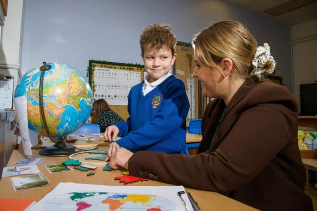 St Hedda's RC School is celebrating an Outstanding Ofsted report.