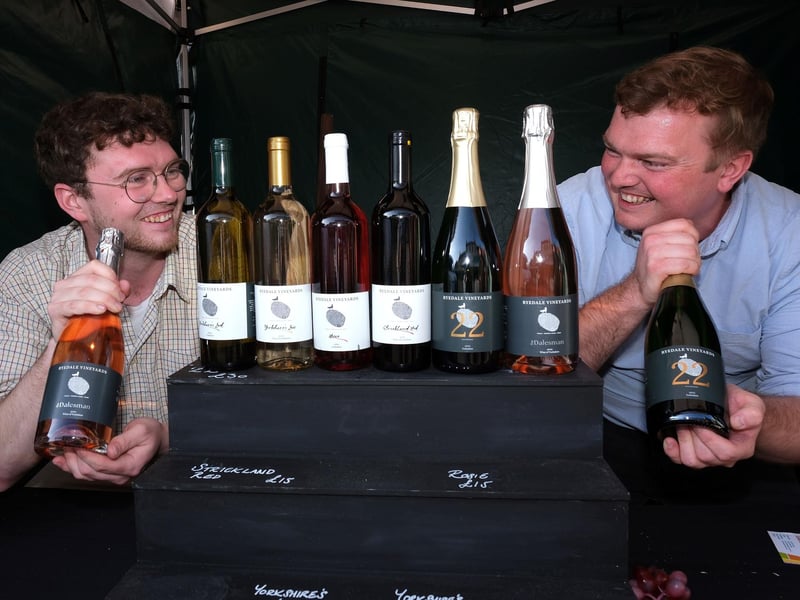 Some of the wines for sale.