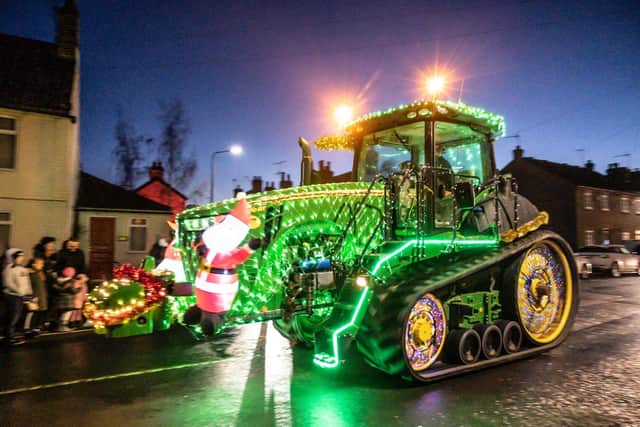 The Farmer Christmas Tractor Rally is a popular event which raise money for the Yorkshire Air Ambulance