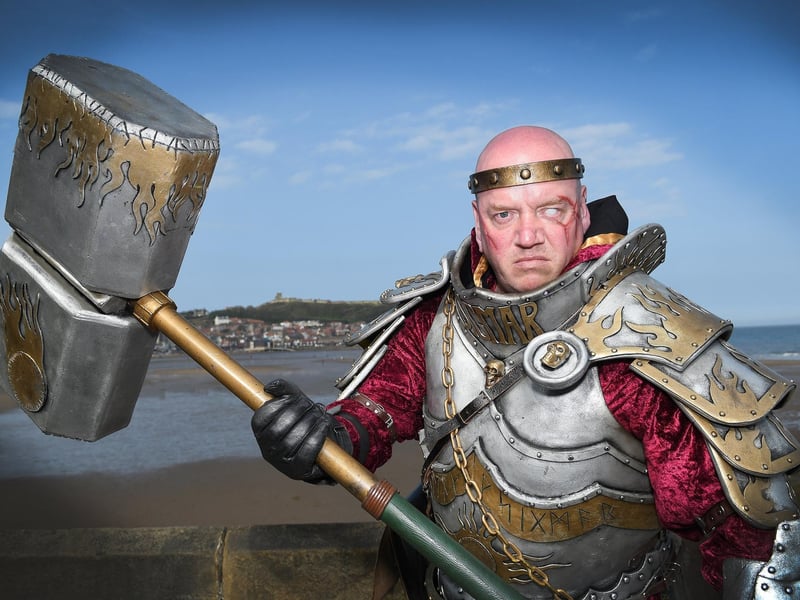 Andy Marshall dressed up in 2018.