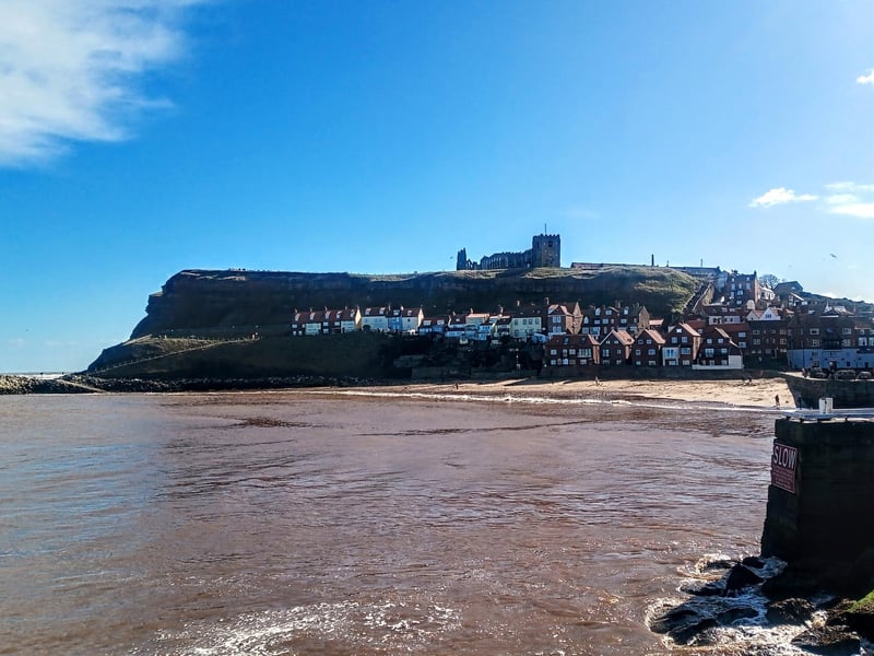 Whitby harbour on a sunny day.
picture by Andy Hill.