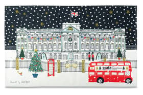 Jessica Hogarth's snowy Buckingham Palace Christmas card.