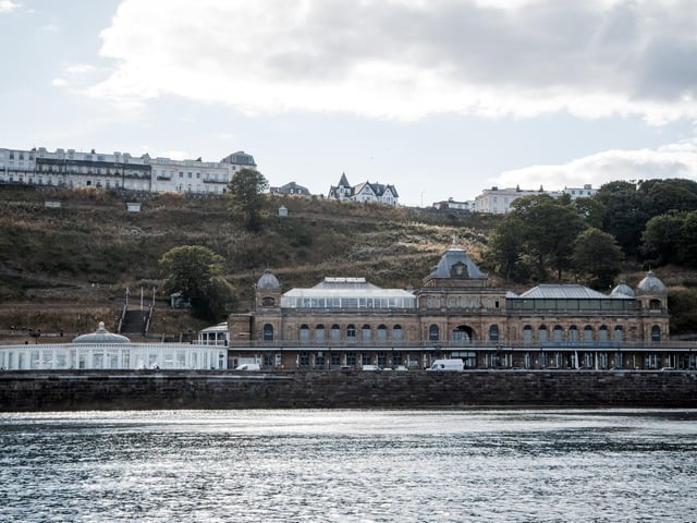 Scarborough Spa view from the sea. photo: Marisa Cashill