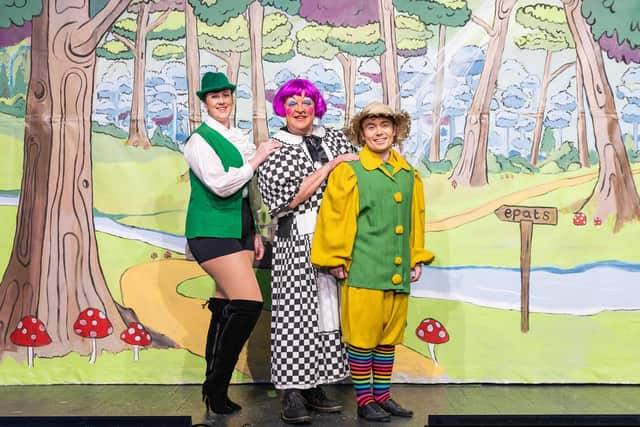 Danille Long, Marcus Nurnside, Stephen Temple in Jack and the Beanstalk