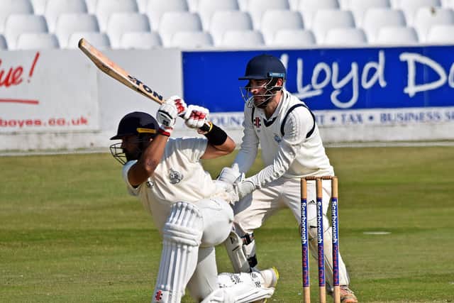 All-rounder Prince Bedi hit a run a ball 66 for the home side.