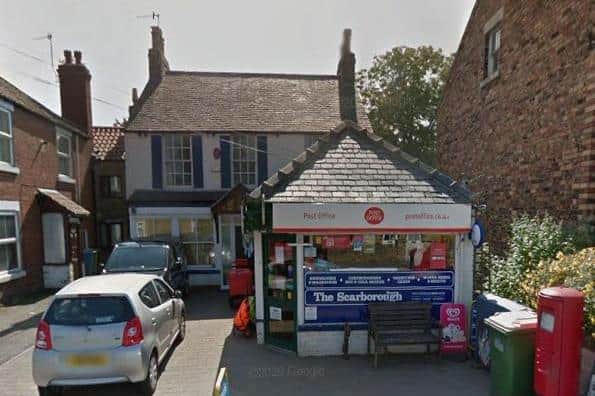 The former Burniston Post Office and Stores, at 29 High Street. Photo: Google