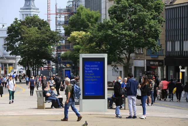Sheffield City Centre. (Pic credit: Chris Etchells)