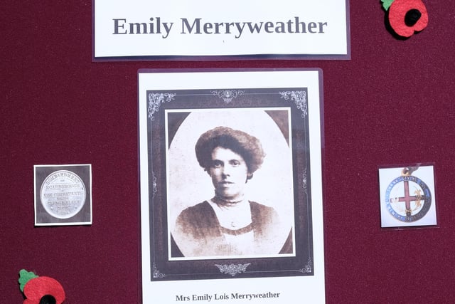 The garden has been dedicated to the memory of Emily Merryweather