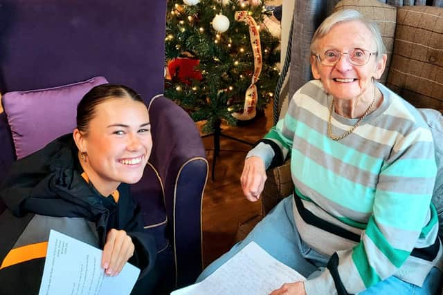 Tigers Trust staff member Hannah delivered the letters to the residents of Mallard Court.