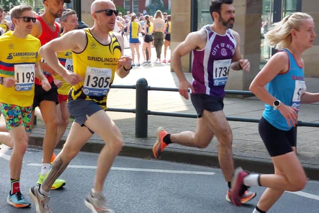 James Briggs, of Bridlington Road Runners, races away at Beverley.