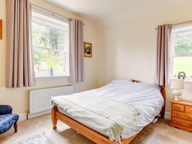There are four bedrooms within the property.