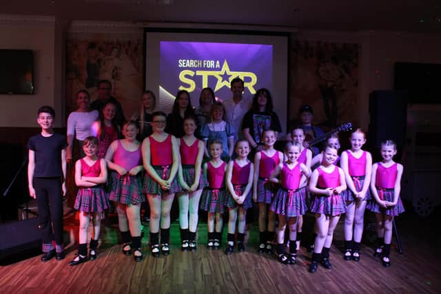 The under 16s group in the finals of Search for a Star