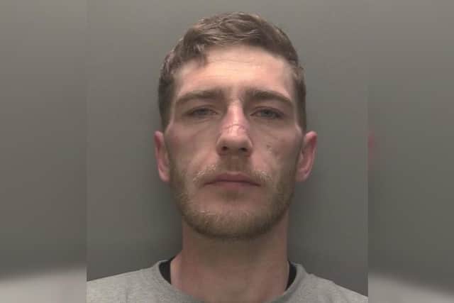 Humberside Police are appealing for help to locate Ashley Sweet from Bridlington as he is wanted on prison recall. Photo courtesy of Humberside Police.