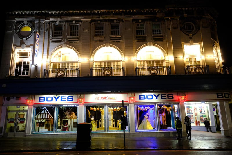 Boyes Christmas windows are one of the highlights of the town's festive season