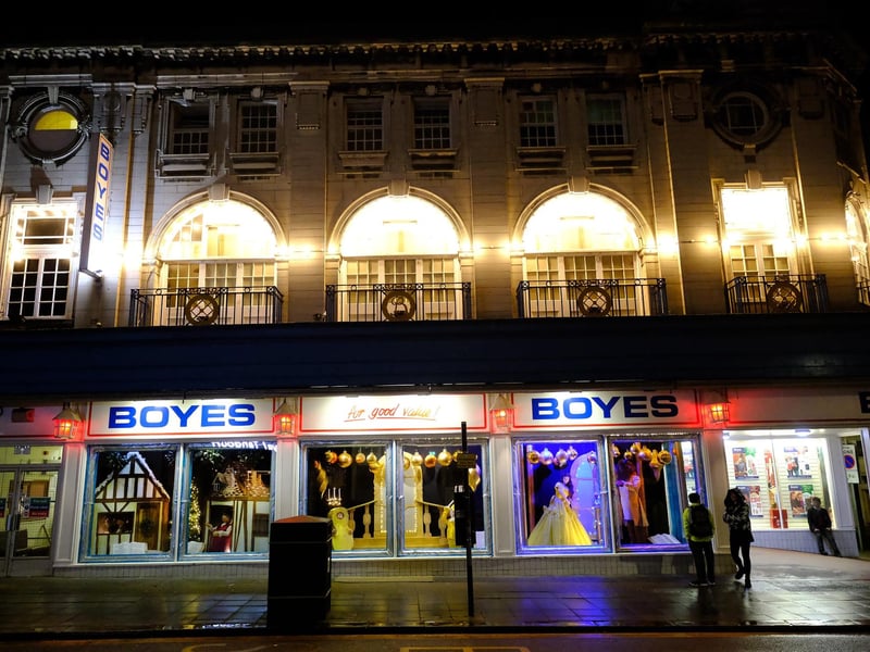 Boyes Christmas windows are one of the highlights of the town's festive season