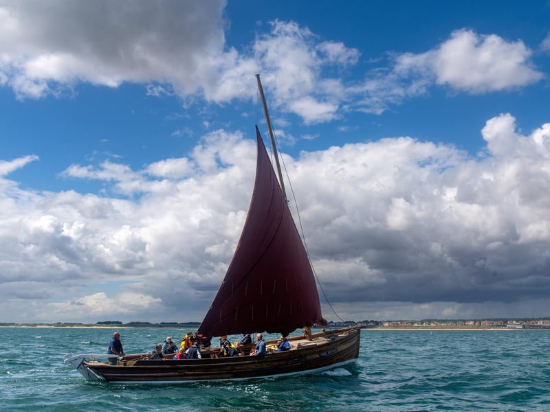 Three Brother's heads back to Bridlington Harbour.