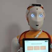 A robot-assisted triage system is being piloted at Scarborough Hospital. Photo: York and Scarborough Teaching Hospitals NHS Foundation Trust