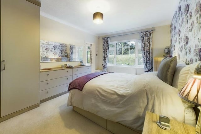 A double bedroom within the property.