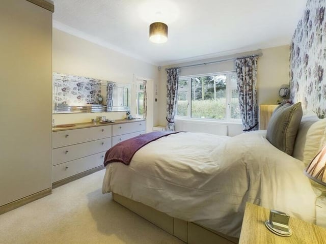 A double bedroom within the property.