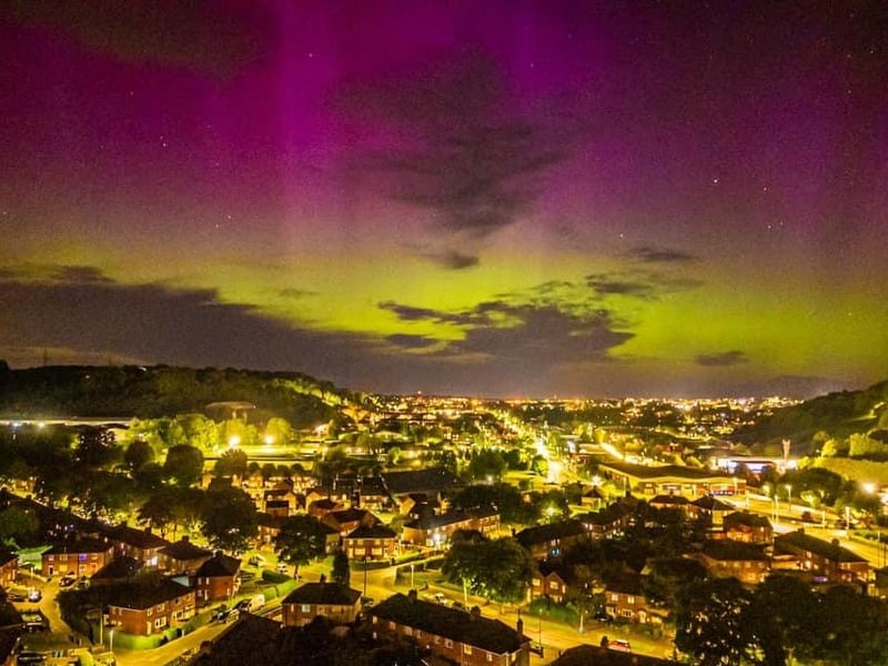 Last night was a truly amazing show over Scarborough.
