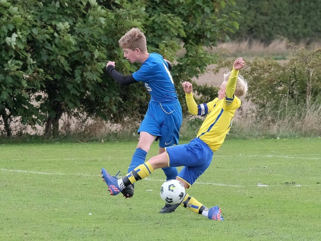 Heslerton under-12s take on Seamer Under-12s