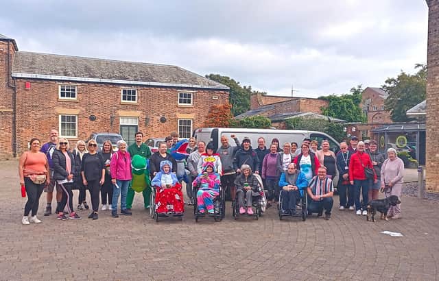 A social care group headquartered in Yorkshire recently completed a 10-mile sponsored walk, raising over £1,000 for care home residents.