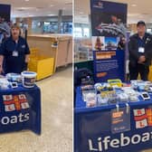 The RNLI crew said a big ‘thank you’ to Clive and Christine Merry for their efforts in 2024.