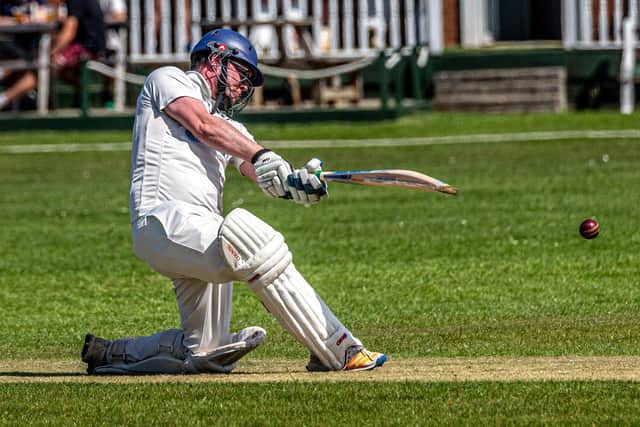 Tom Steyert hit 23 and took three wickets in Whitby's home loss against Wolviston. PHOTO BY BRIAN MURFIELD