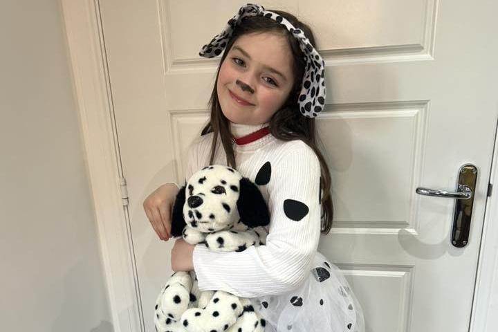 Lucky the dalmation, sent in by Kaz Leonard.