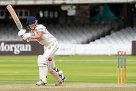 Will Hutchinson top-scored with 46. Picture by Will Palmer.