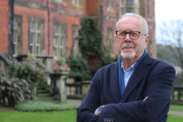 Cllr Steve Siddons outside Scarborough Town Hall.