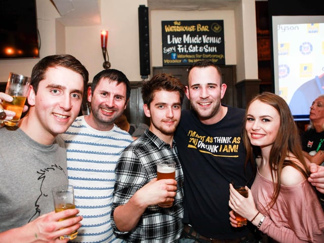 Mike, Joe, Craig, Will & Jordan enjoy a get together in the Waterhouse