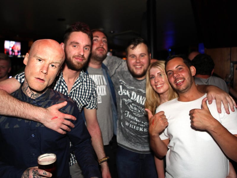 Cappo, Dave, Weller, Jonny, Shaun & Deborah in Blue Lounge