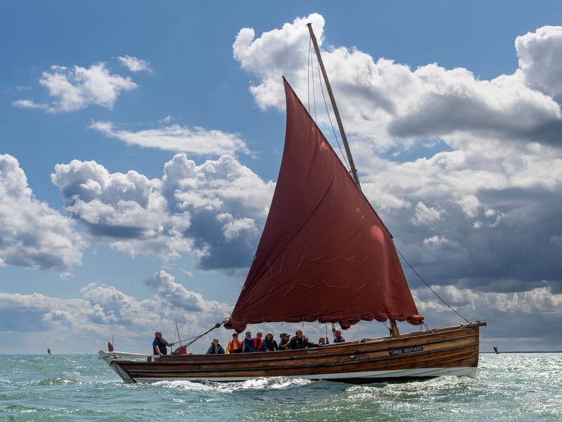 Three Brother's heads back to Bridlington Harbour.