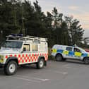 Scarborough and Ryedale Mountain Rescue Team came to the aid of an adult and two children who became lost in woodland near the Hole of Horcum