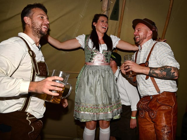 Festive fun meant smiles all around! Picture: Richard Ponter