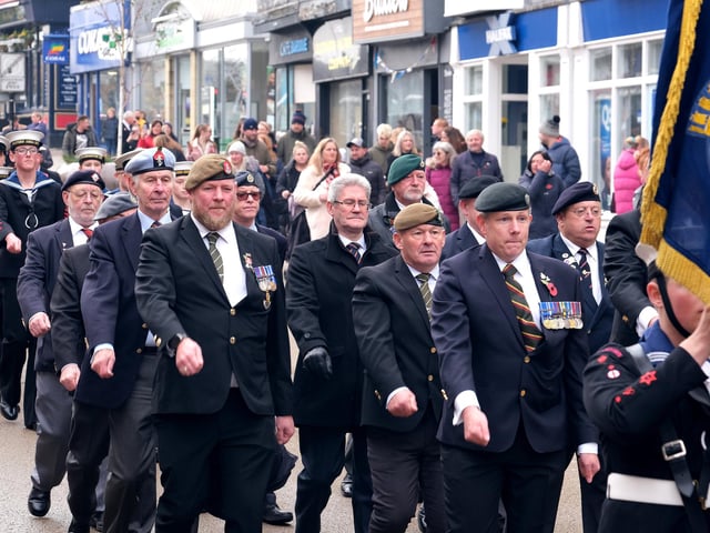 Veterans were followed by the Sea Cadets