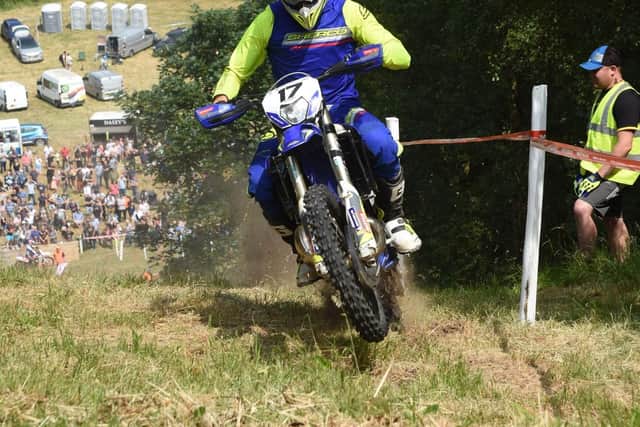 Kirkby's Dan Peace claimed victory at Kilburn's extreme hill climb