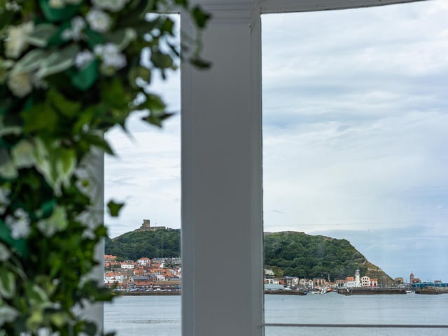 View towards Scarborough Castle from Scarborough Spa.
picture: Daniel Eland