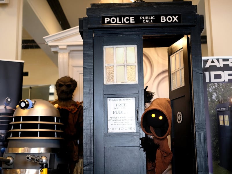 Time travelling Jawa at Scarborough SciFi Festival.
